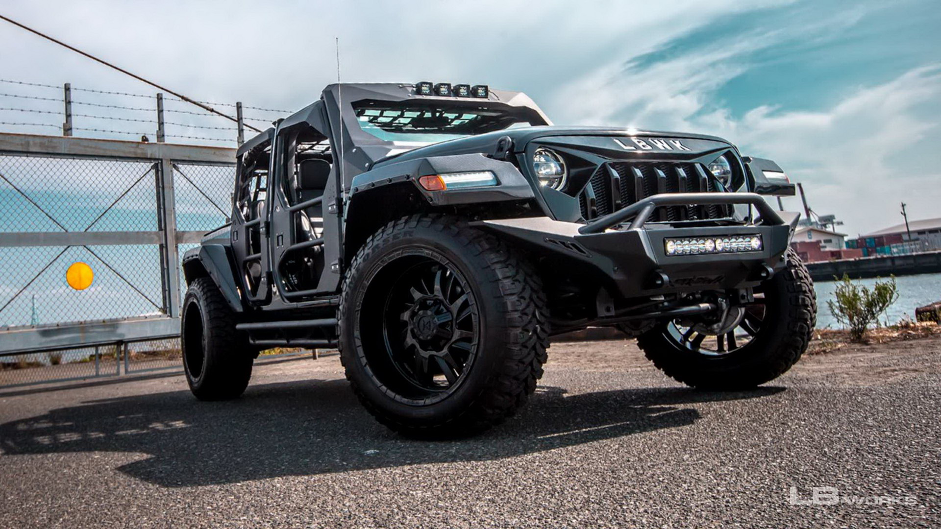 Liberty Walk Gives The Jeep Wrangler An Apocalyptic Makeover | Carscoops