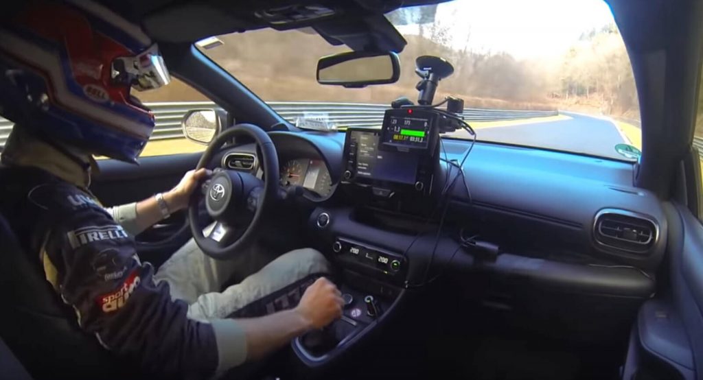  Toyota GR Yaris Visits The Nurburgring Nordschleife For A Timed Lap