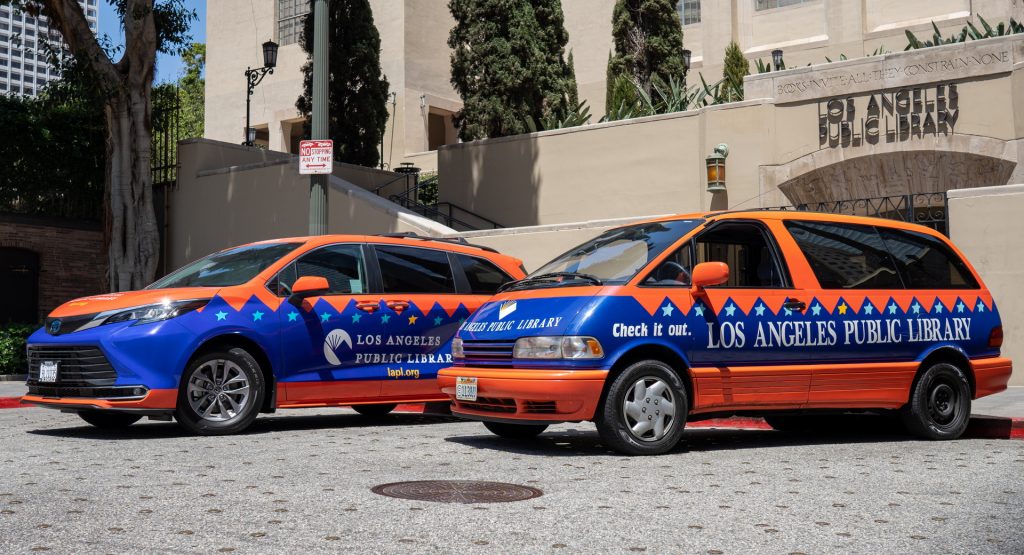  LA Public Library Retires Its 26-Year-Old Toyota Previa, Replaces It With New Sienna