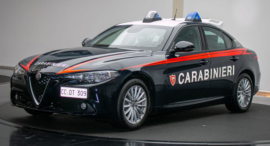  Armored Alfa Romeo Giulia Can Literally Take A Bullet For Italy’s Carabinieri