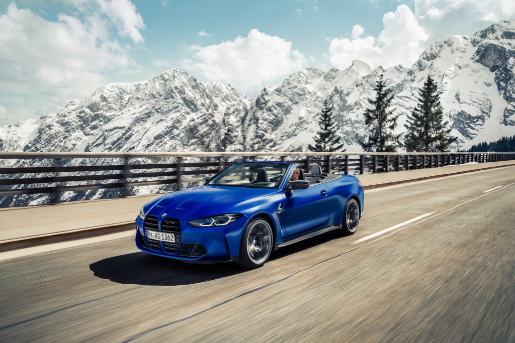 2022 BMW M4 Competition Convertible Bows With Standard AWD, A Fabric