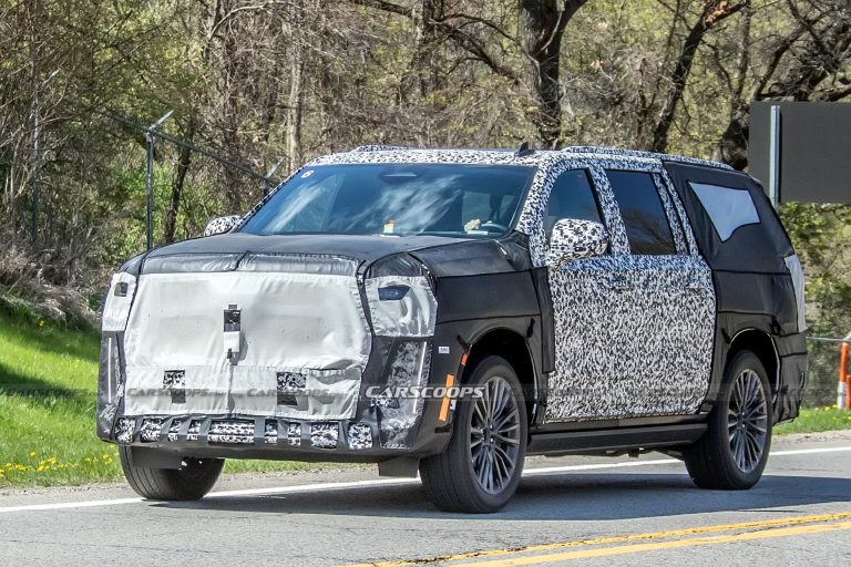 Is Cadillac Testing A Blackwing-Powered 2022 Escalade V? | Carscoops