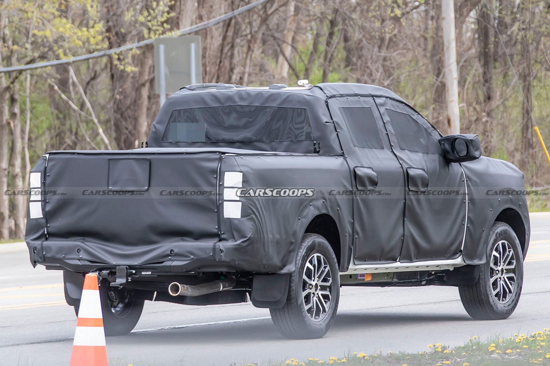 2023 Ford Ranger Spied Alongside The Current Model | Carscoops