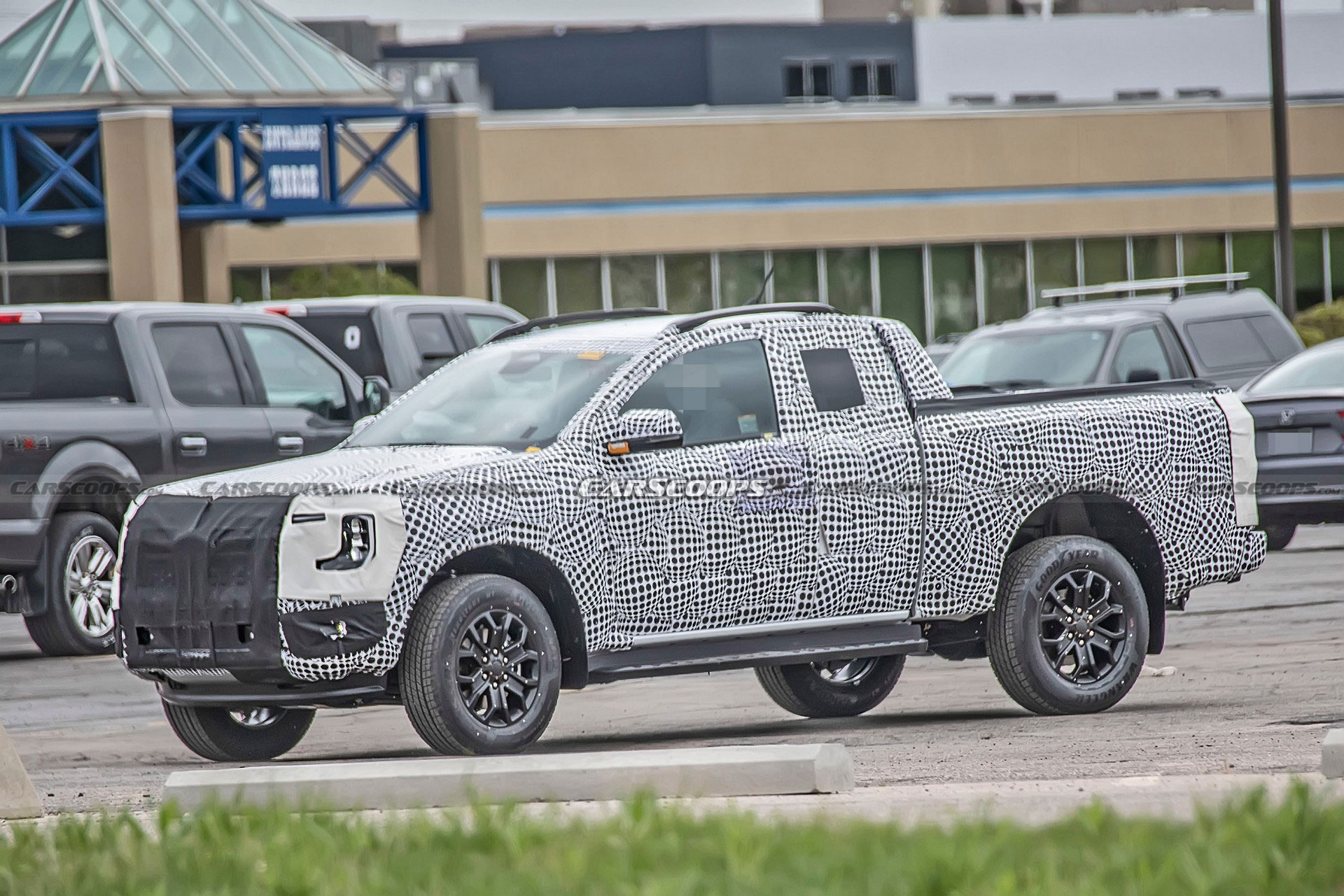 2023 Ford Ranger Spied Alongside The Current Model | Carscoops