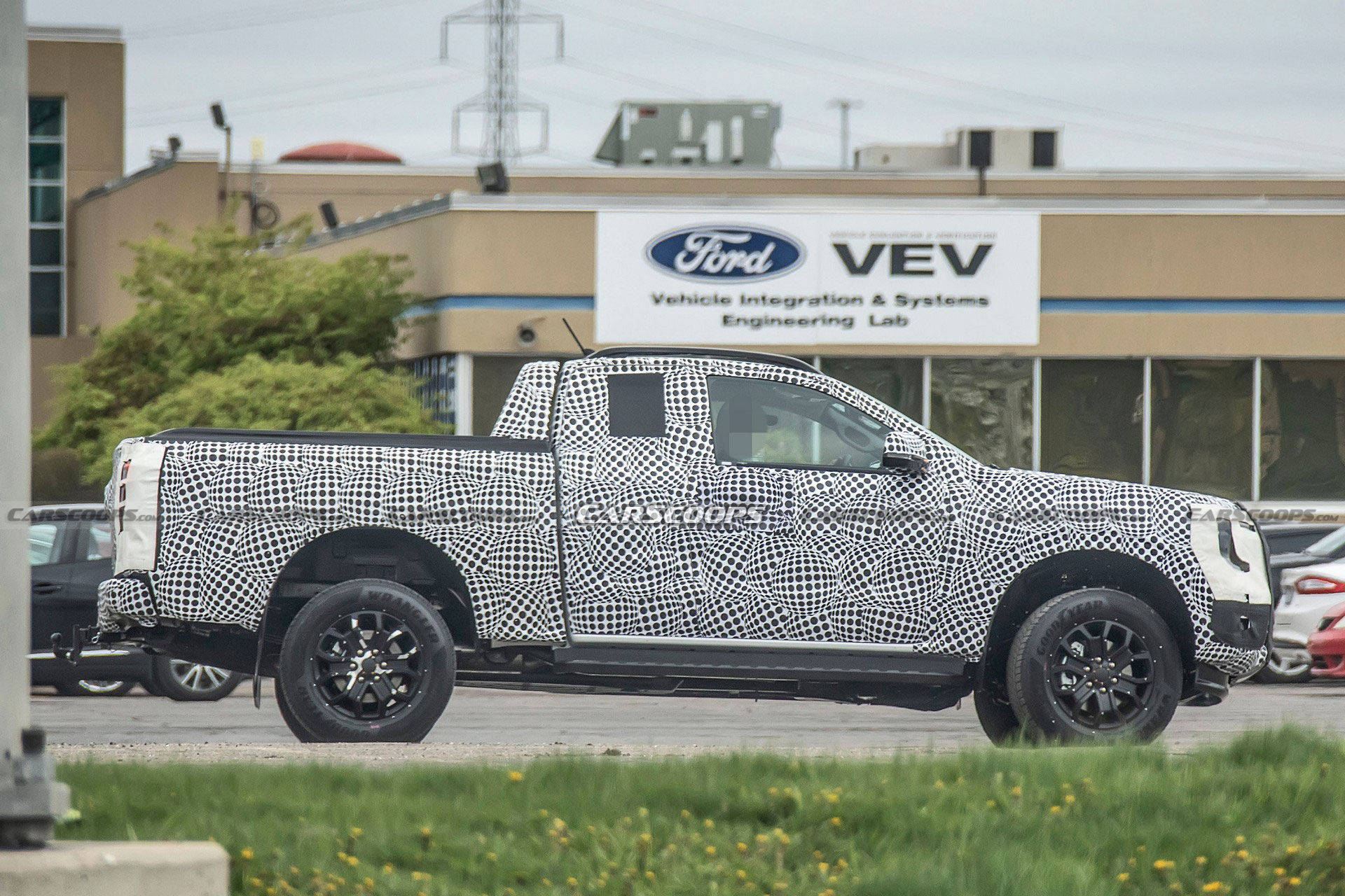 2023 Ford Ranger Spied Alongside The Current Model | Carscoops