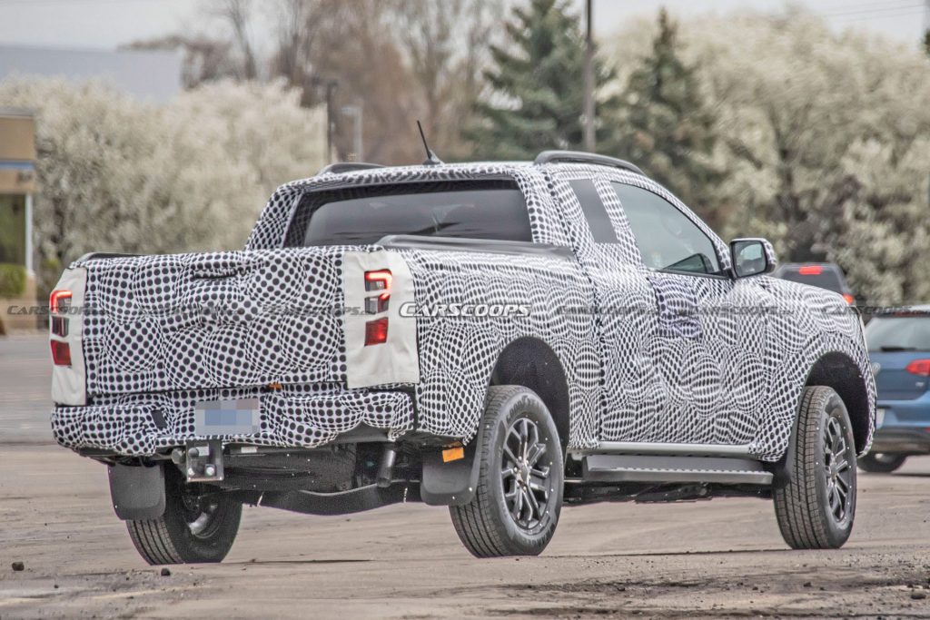 2023 Ford Ranger Spied Alongside The Current Model | Carscoops