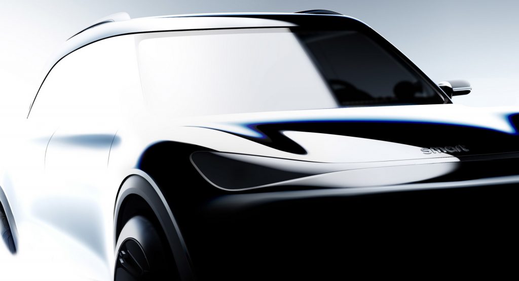  Smart’s Growing Up, Teases Electric SUV Concept With “Cool” And “Sexy” Design