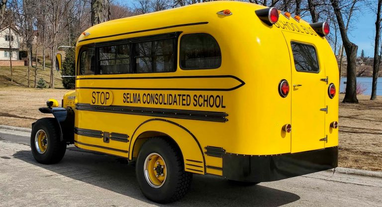 This Insane Dodge Power Wagon School Bus Has A Hellcat V8 | Carscoops