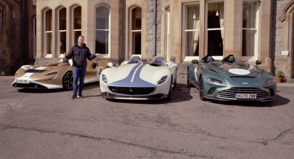  McLaren Elva, Ferrari Monza SP1 And Aston V12 Speedster Take A Trip To The Scottish Highlands