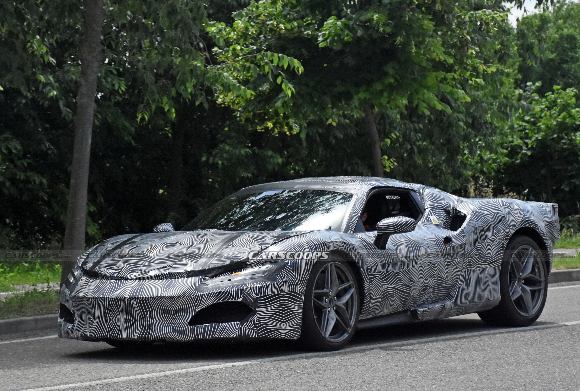 New Ferrari ‘F171’ V6 Hybrid Model Spotted Wearing Production Body ...