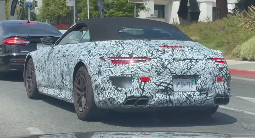  2022 Mercedes-AMG SL Looks The Business On The Streets Of Beverly Hills