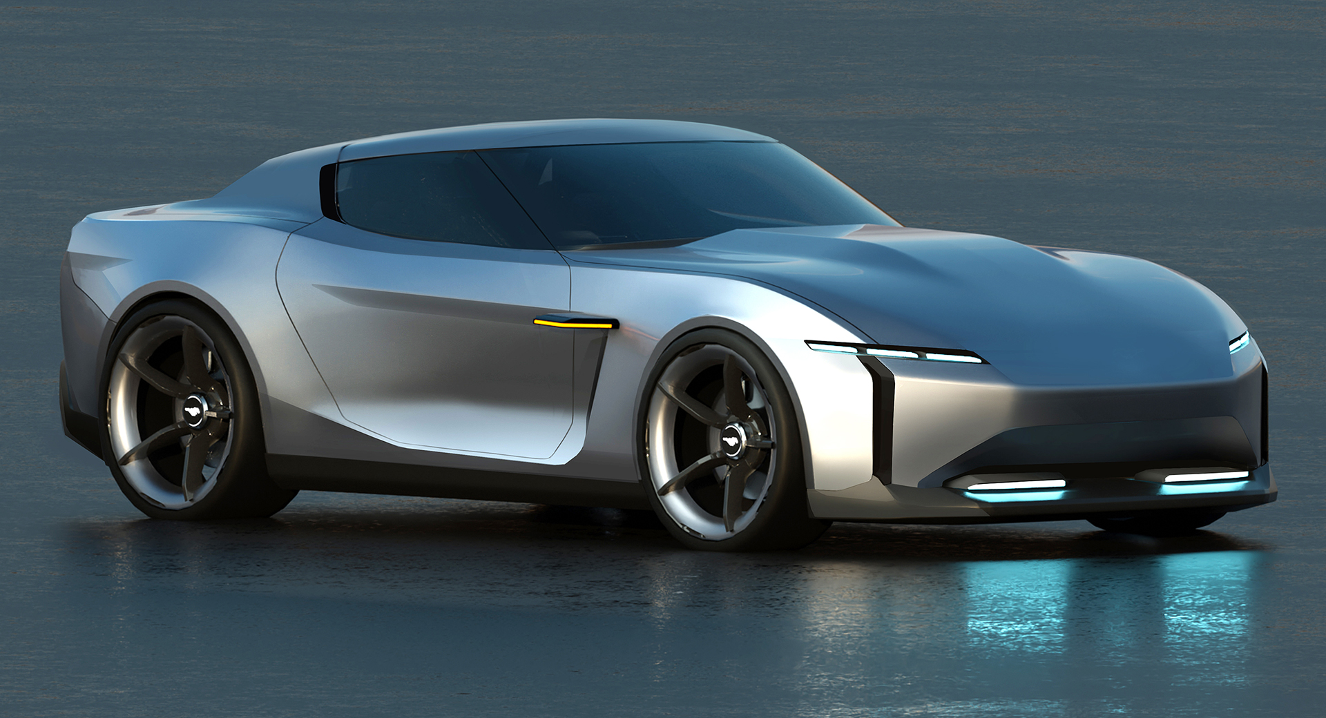 Designer’s Ford Mustang E1 Study Imagines A Smaller Electric Pony Car ...