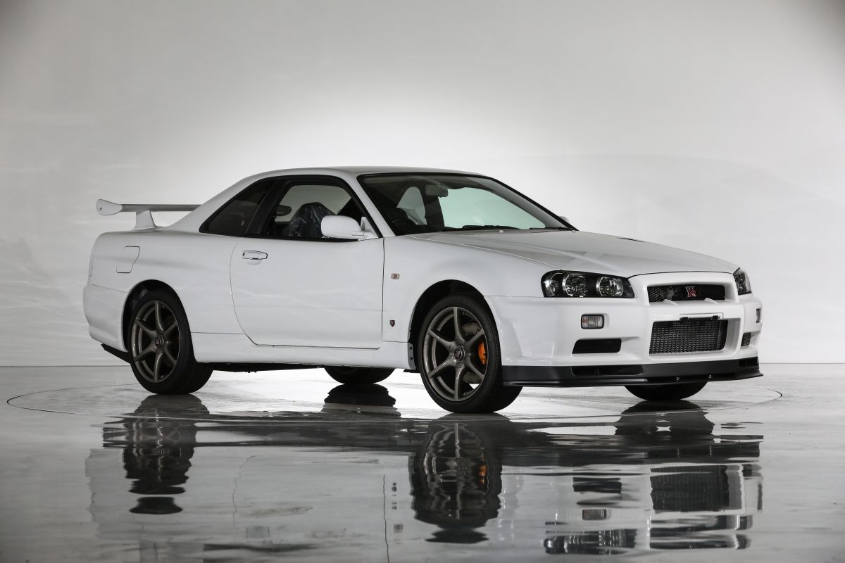 How Much Do You Think A Brand New 02 Nissan Skyline R34 Gt R V Spec Ii Nur With Delivery Mileage Will Sell For Carscoops