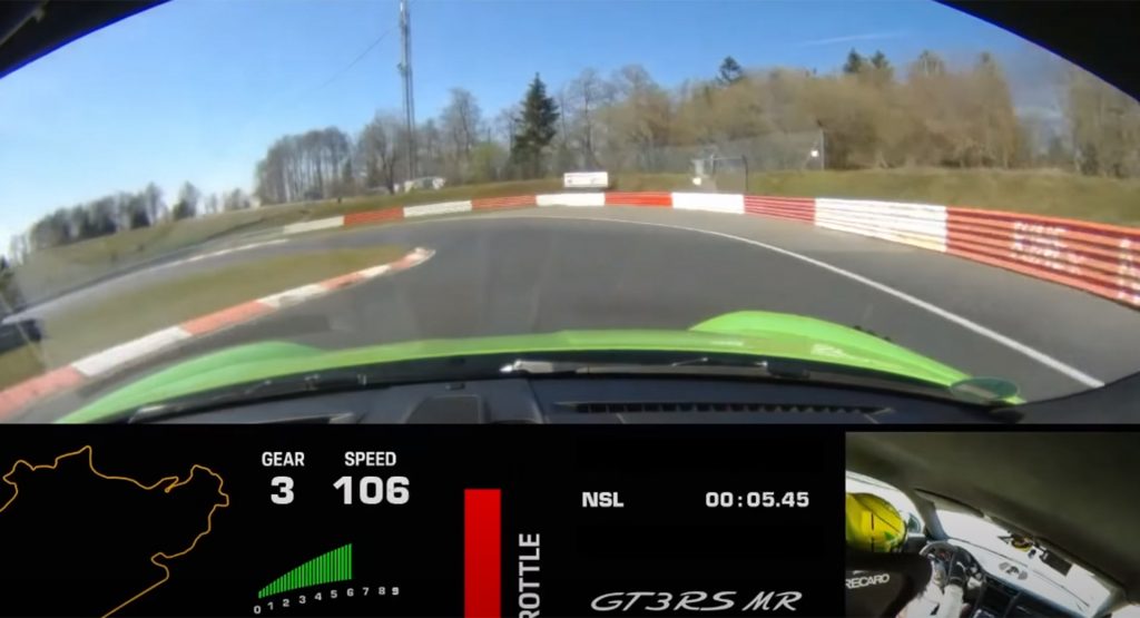  Watch The Porsche 911 GT3 RS MR Lap The Nurburgring In 6:49