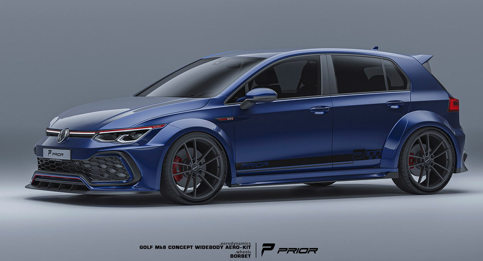 Would A Wild Widebody Kit For The 2022 VW Golf GTI Mk8 Interest You