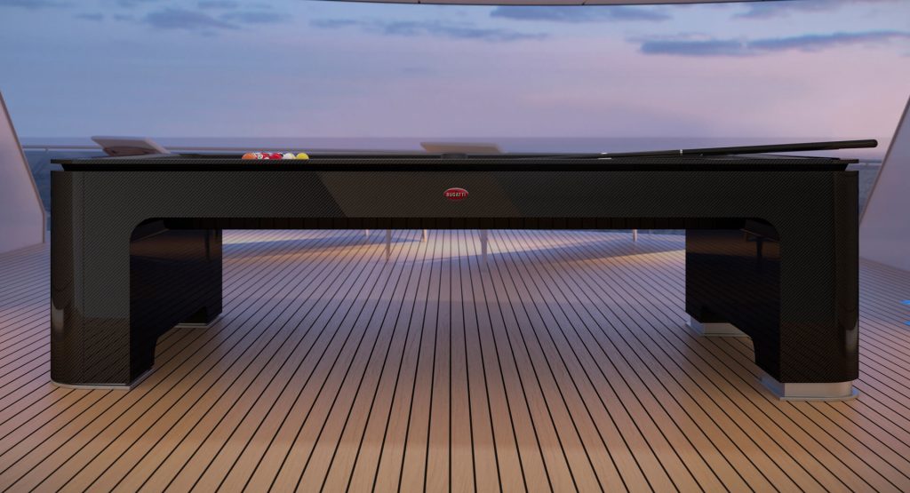  Bugatti Just Released A Carbon Fibre Pool Table That Costs $300,000