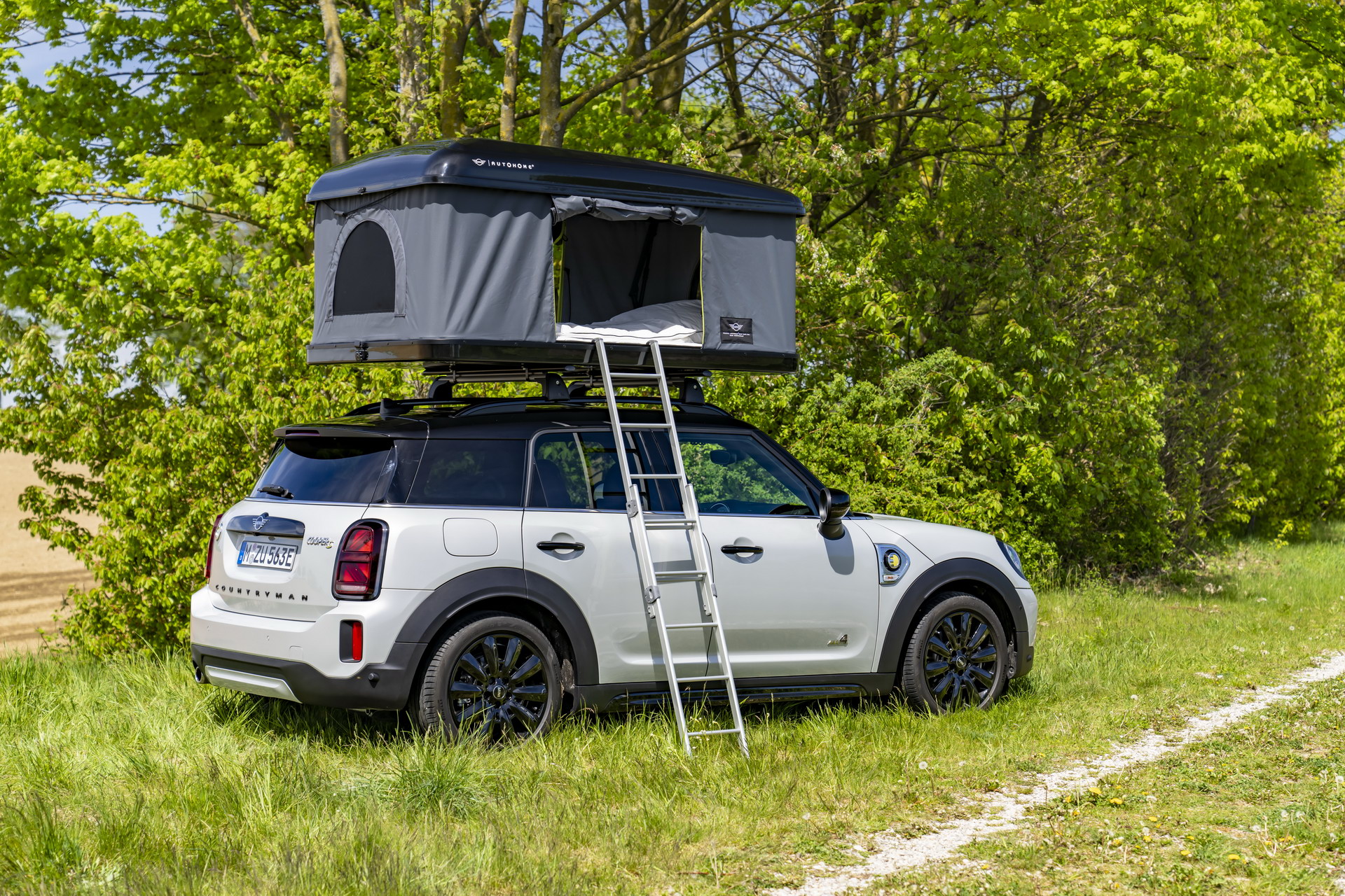 MINI Thinks You’ll Go Camping In The Cooper SE, Launches Rooftop Tent ...