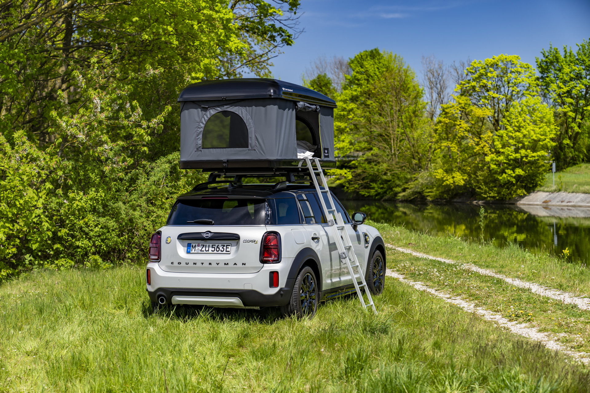 MINI Thinks You’ll Go Camping In The Cooper SE, Launches Rooftop Tent ...