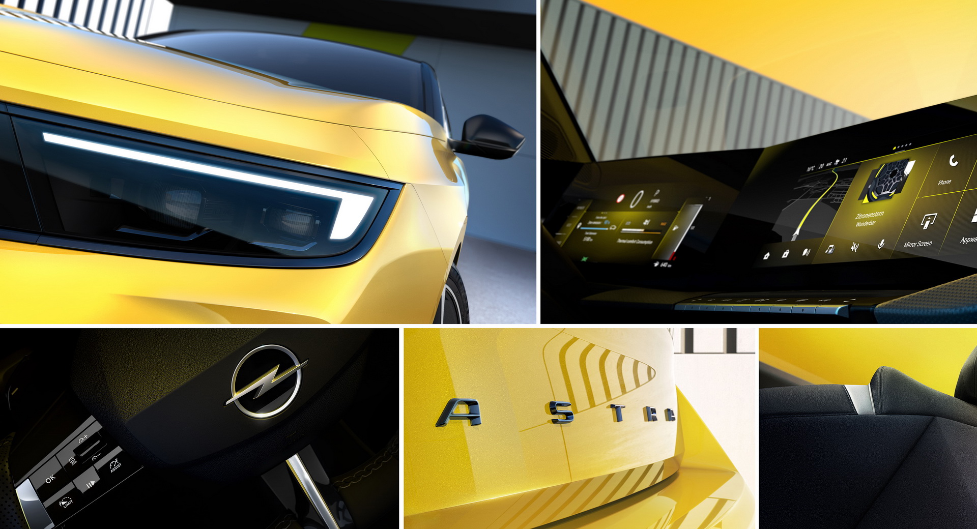 2022 Opel Astra Shows Its Face And Digital Cockpit In New Teaser