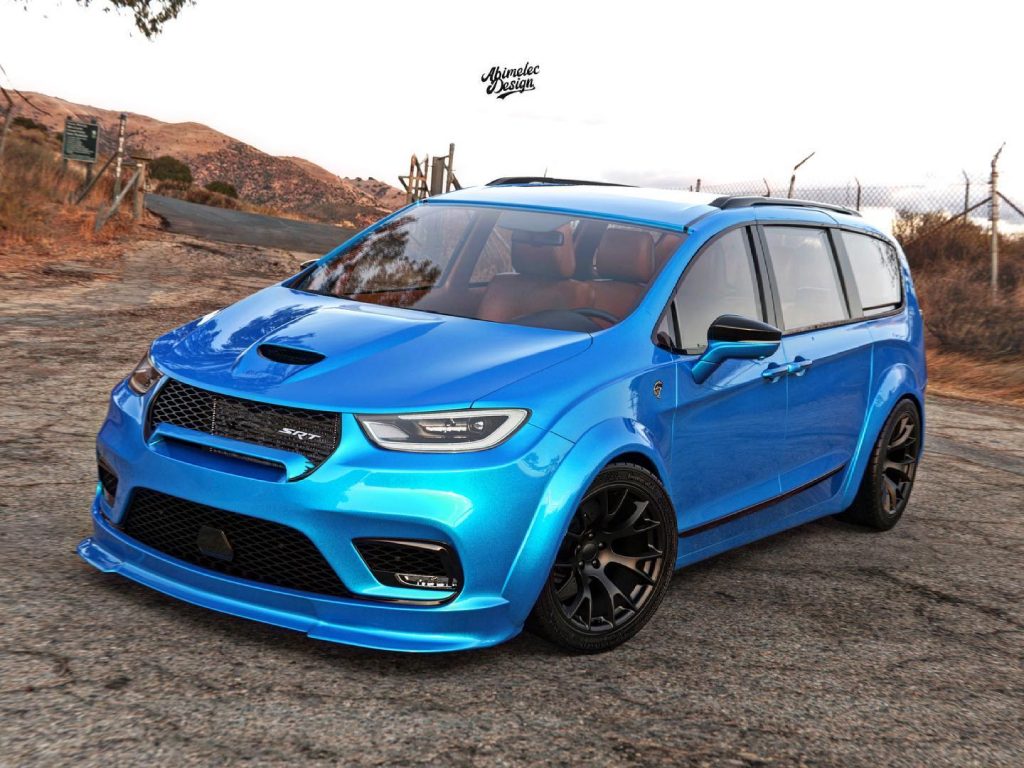 The Hellcat Pacifica Minivan Returns In New Illustrations, Chrysler It ...