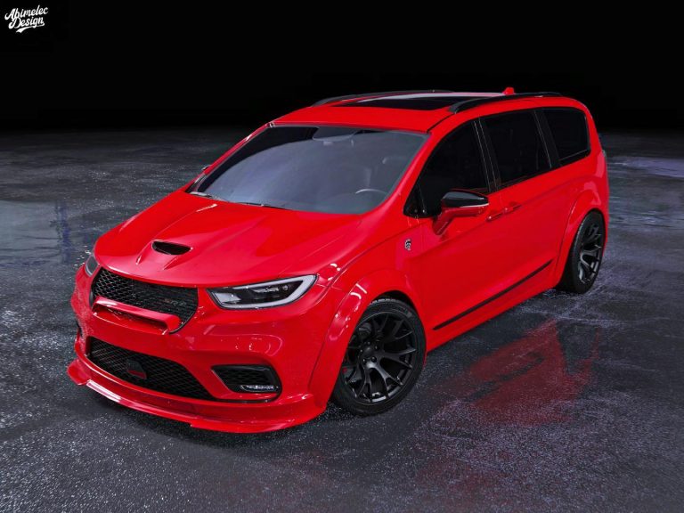 The Hellcat Pacifica Minivan Returns In New Illustrations, Chrysler It