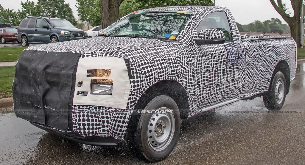 Ford Caught Testing Worksite Special Single-Cab Version Of 2023 Ranger