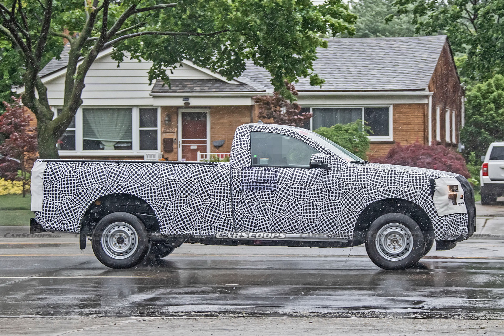 Ford Caught Testing Worksite Special Single-Cab Version Of 2023 Ranger