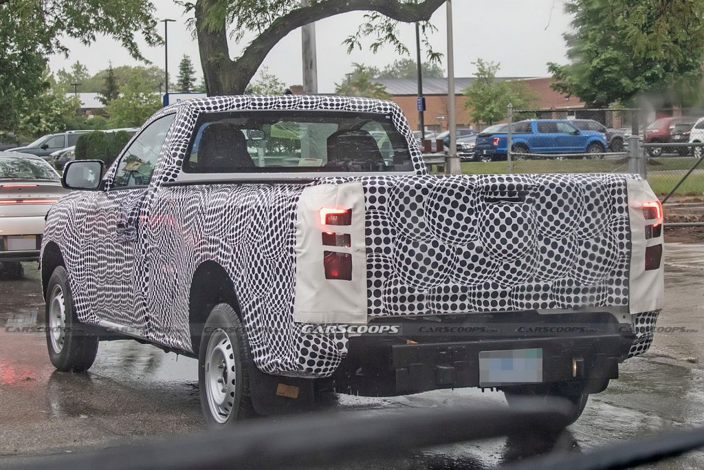 Ford Caught Testing Worksite Special Single-Cab Version Of 2023 Ranger