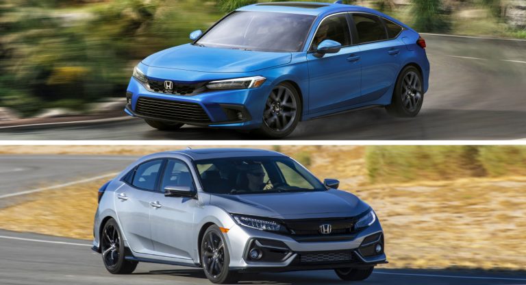 Does The 2022 Honda Civic Hatch Look More Stylish Than Its 10th-Gen ...