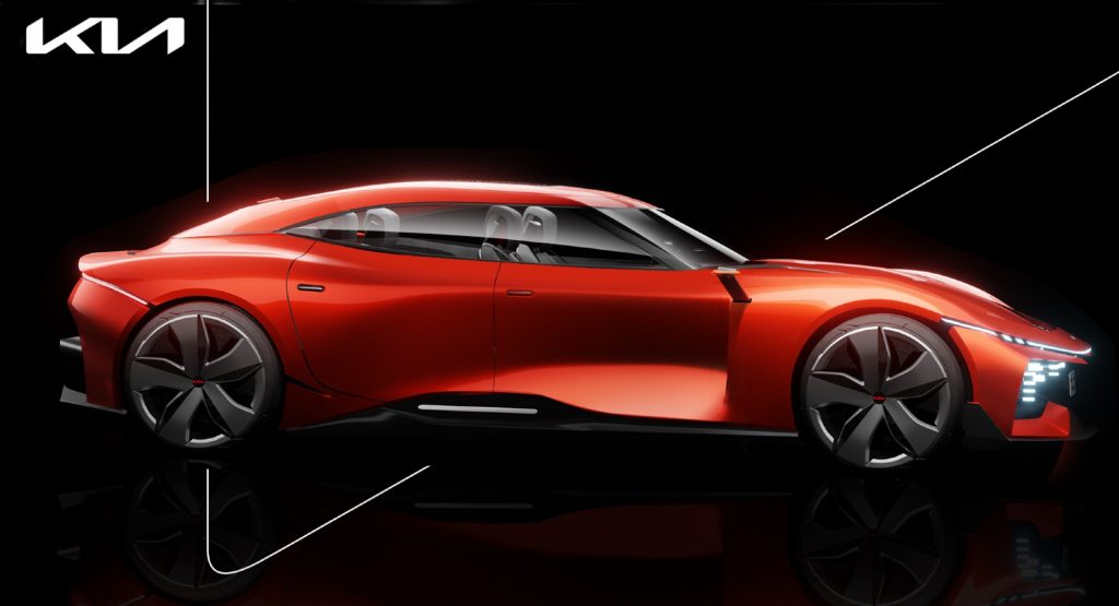  Kia EV6 Four-Door Coupe Render Makes For An Electrifying Stinger Replacement