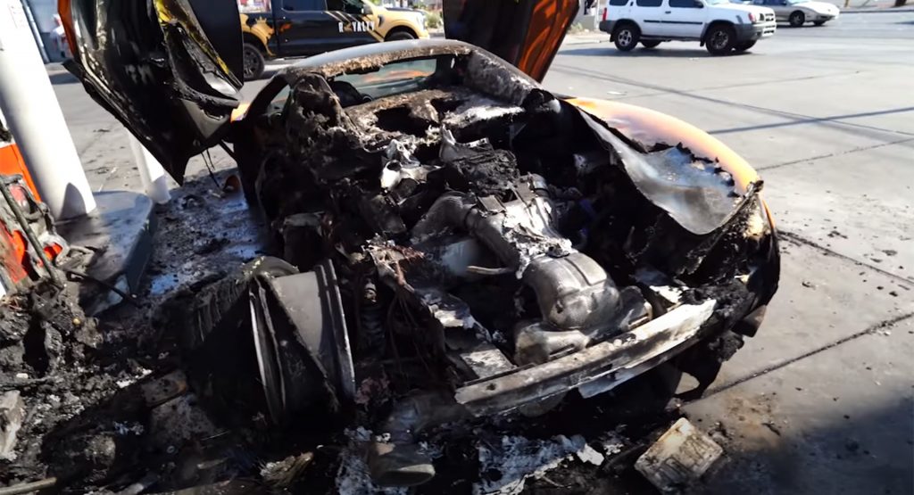  A McLaren 570S Burned To A Crisp In Las Vegas