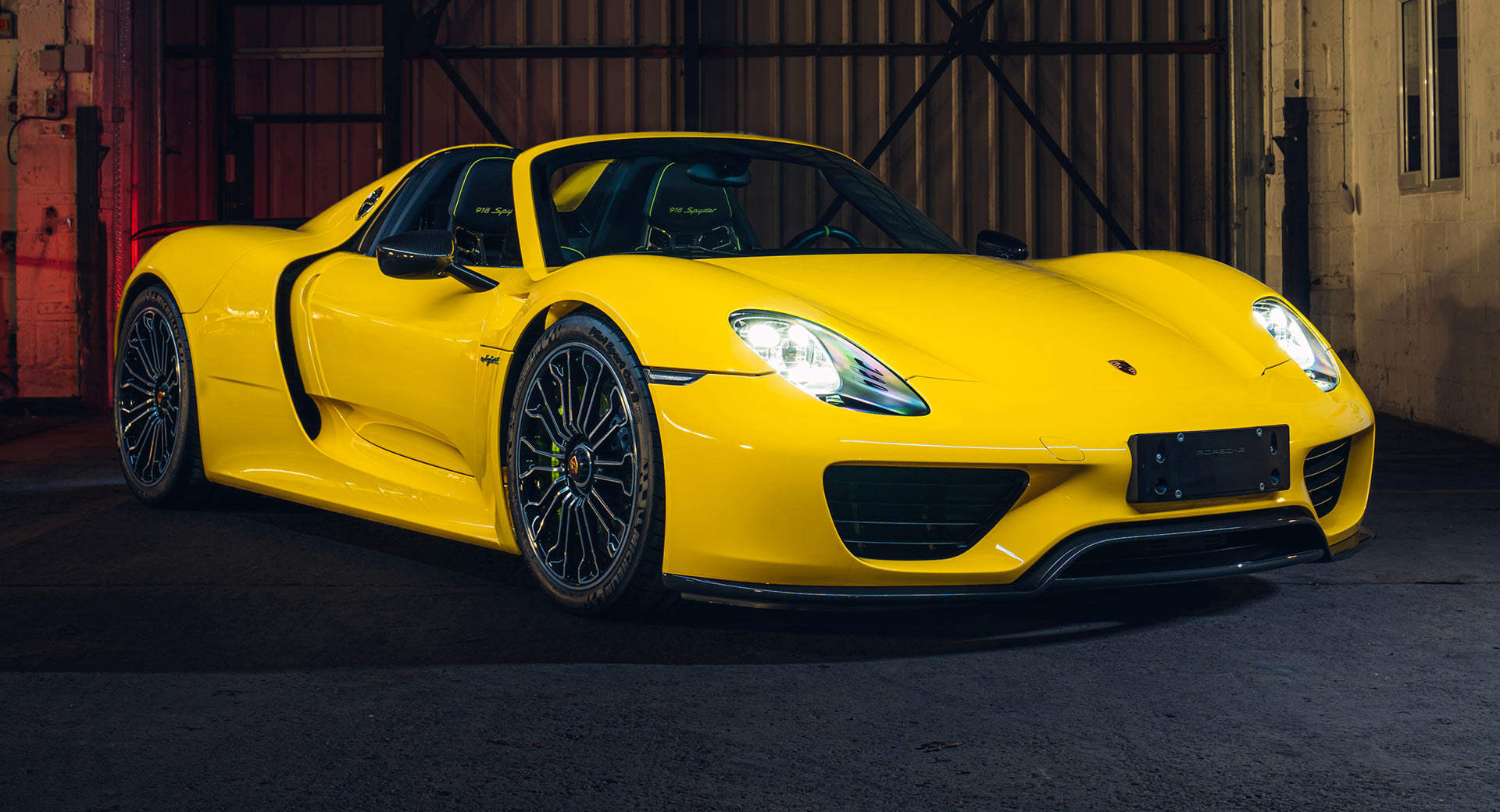 This Yellow Porsche 918 Spyder Has A 1.2 Million Asking Price Carscoops