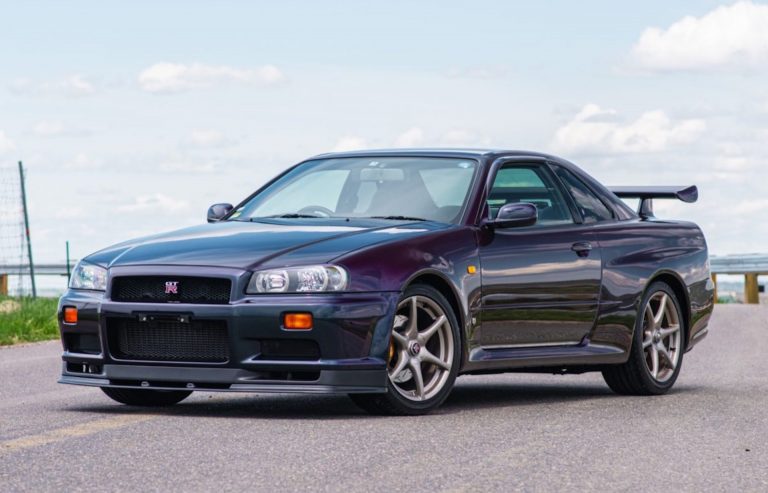 This Midnight Purple Ii 1999 Nissan Skyline Gt-r Could Sell For $400k 