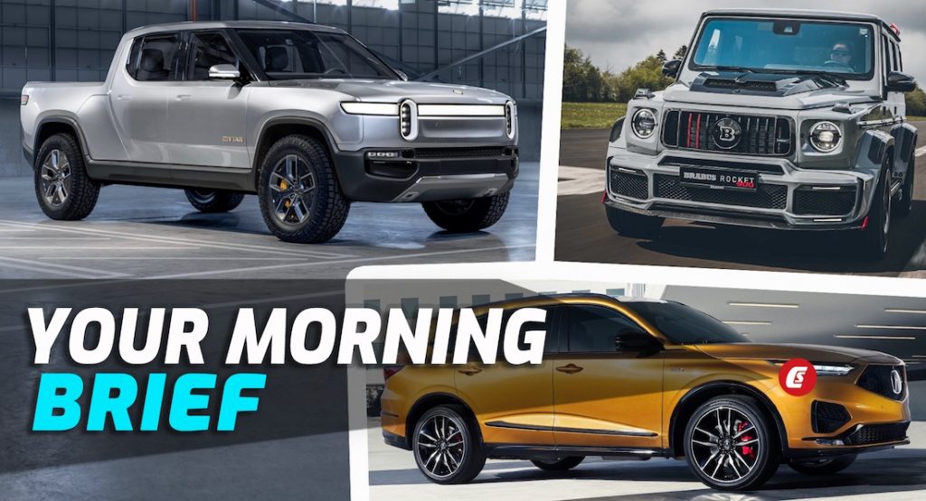  2022 Acura MDX Type S, Rivian R1T Interior Showcased, 888-HP Brabus G63, VW ID.4 AWD: Your Morning Brief