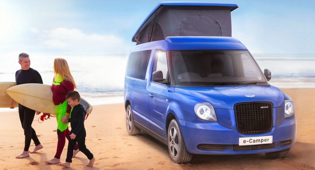  LEVC Teases An Electrified Camper Van That Looks Like A Taxi