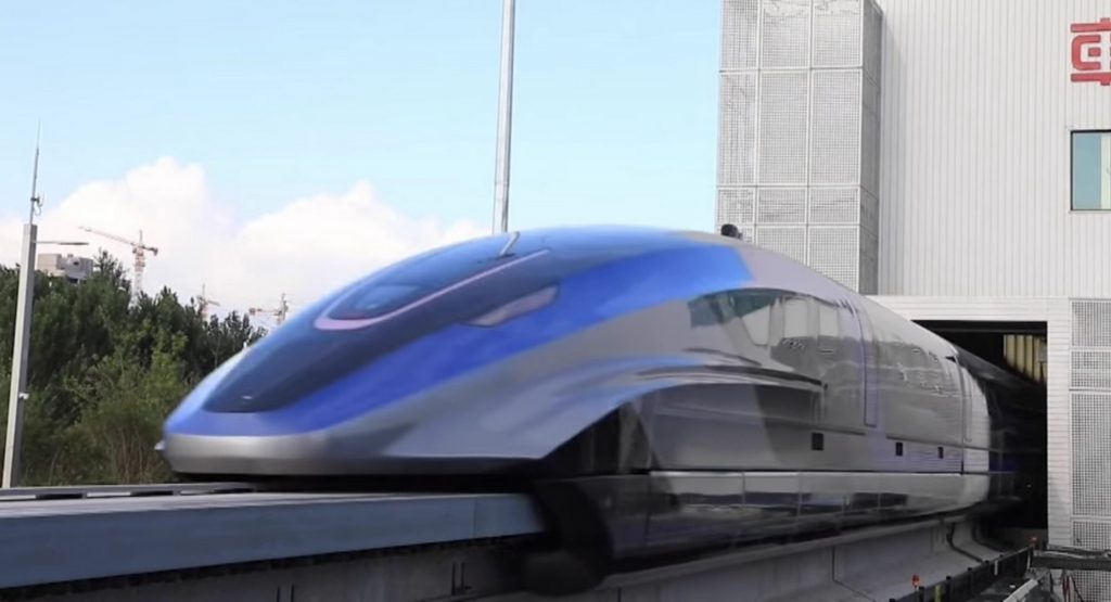  Maglev Train Capable Of Hitting 370 MPH Unveiled Today In China