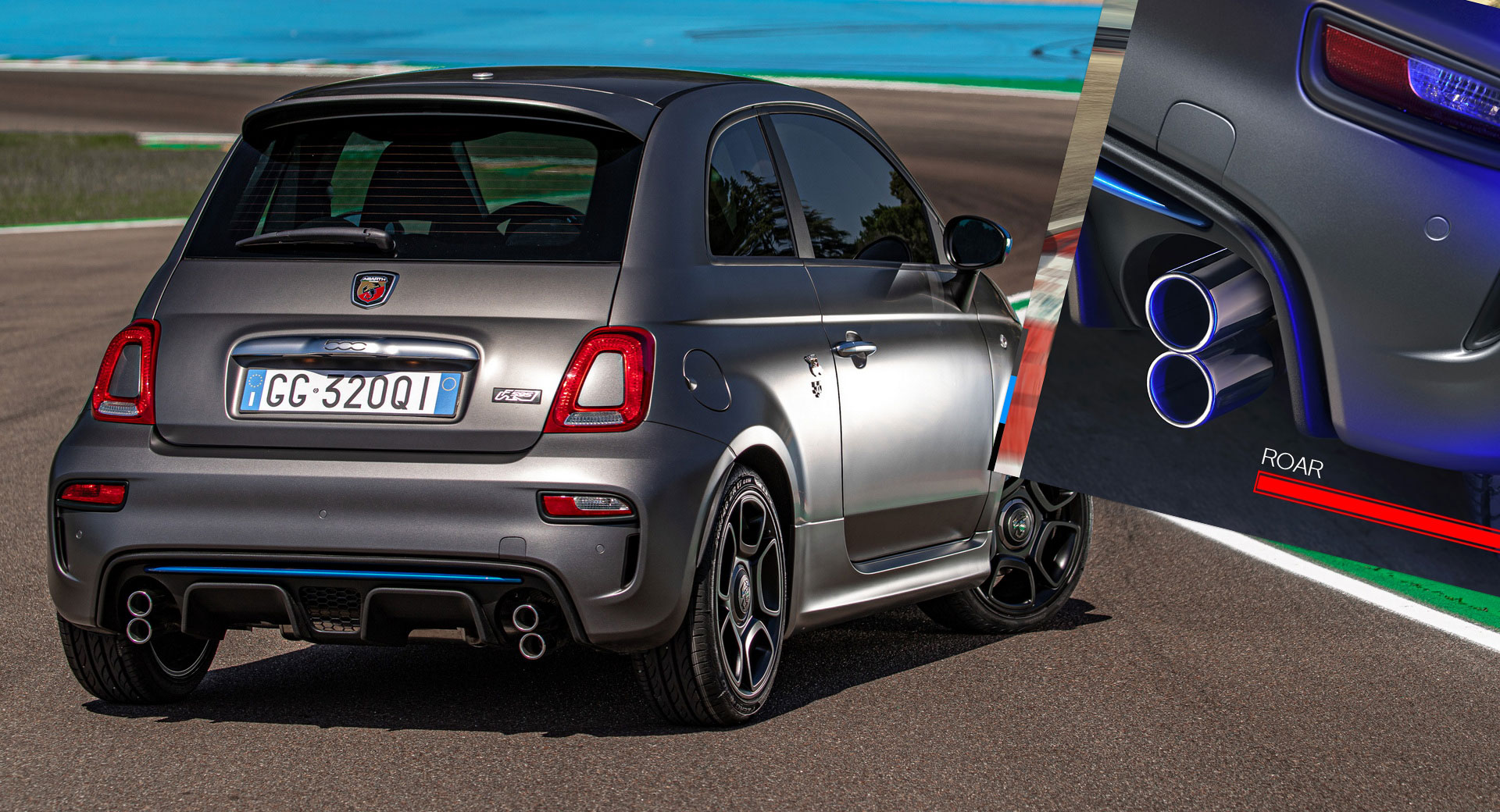 This is the new Abarth 595 hot hatchback