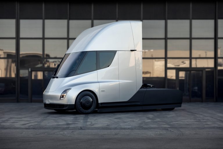 New WEVC eCV1 Electric Truck Looks Like A Mini Tesla Semi | Carscoops