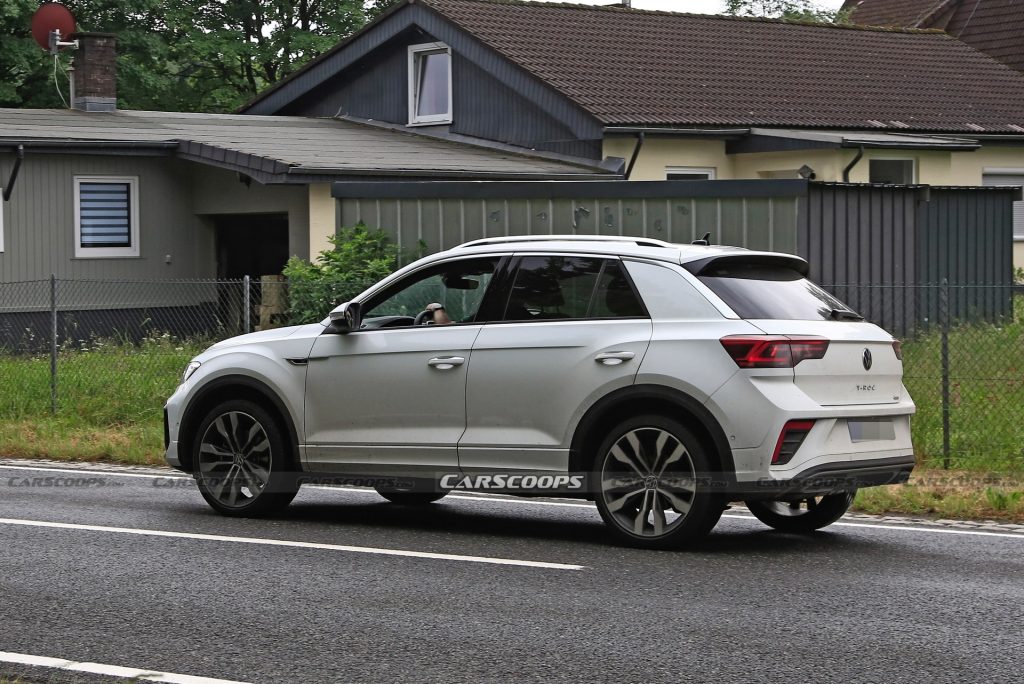 Facelifted 2022 VW T-Roc Spied Undisguised In R-Line Spec | Carscoops