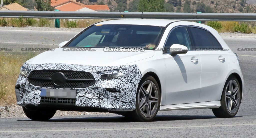  Facelifted Mercedes A-Class Spied Showing New Details