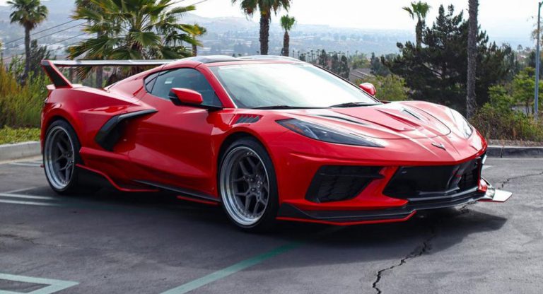 This $15,000 Widebody Kit Absolutely Transforms The C8 Corvette | Carscoops