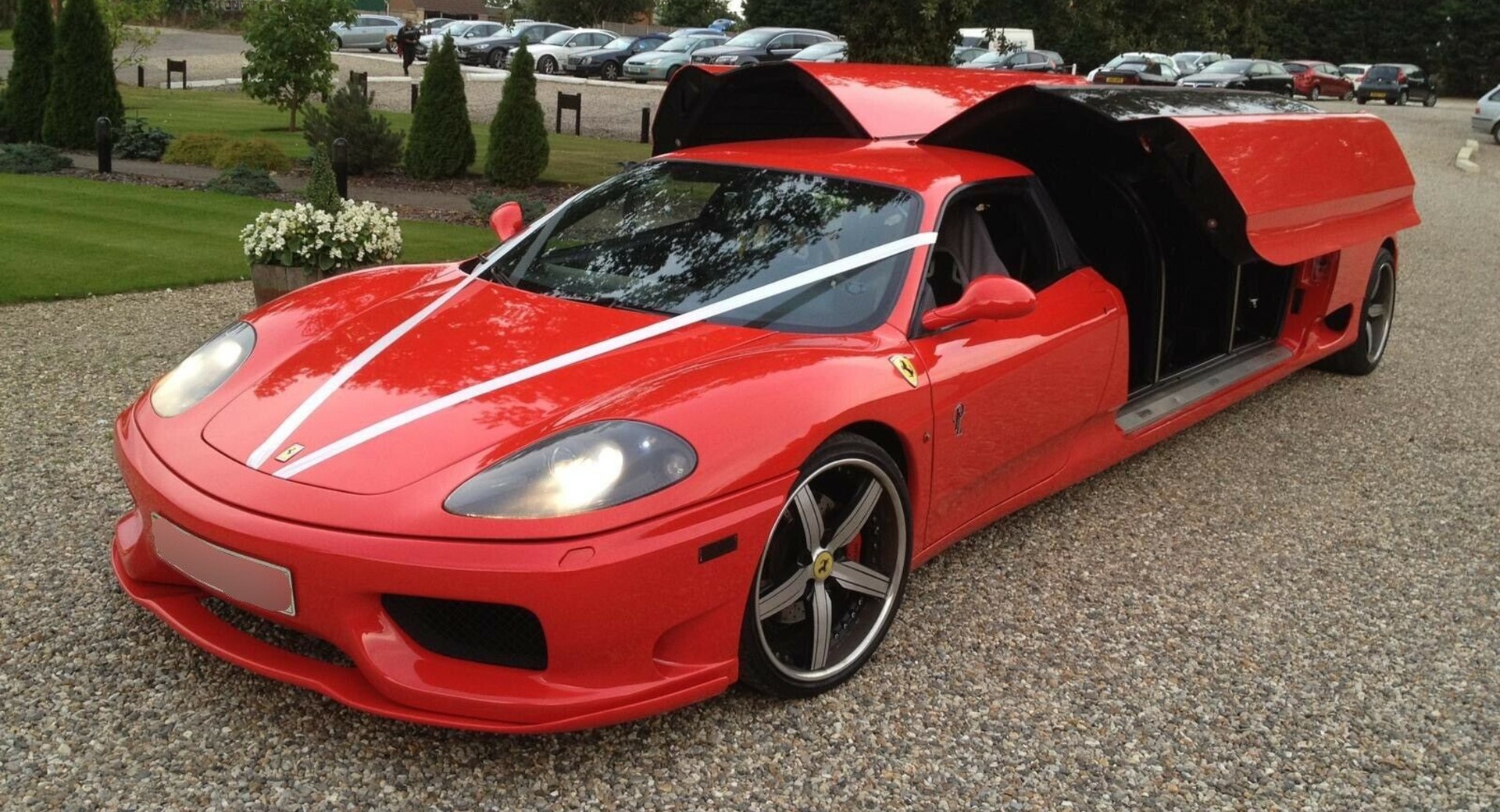 Ferrari Limo Inside