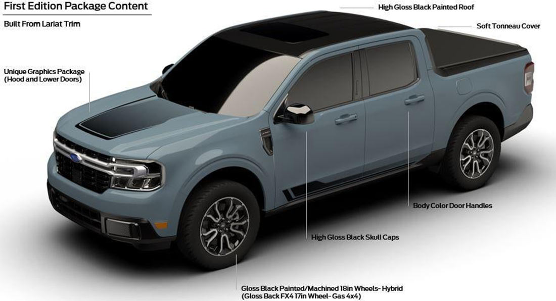 Spotted 2022 Ford Maverick and F-150 Show Crimson Paint and Size  Differences - autoevolution