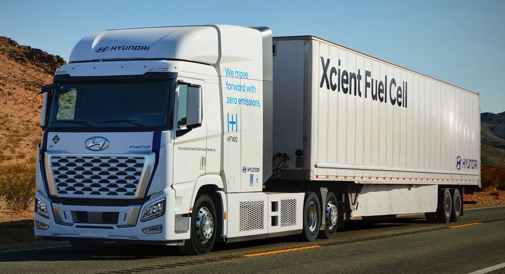  Hyundai Plans To Deploy 30 Hydrogen Transport Trucks In California By 2023