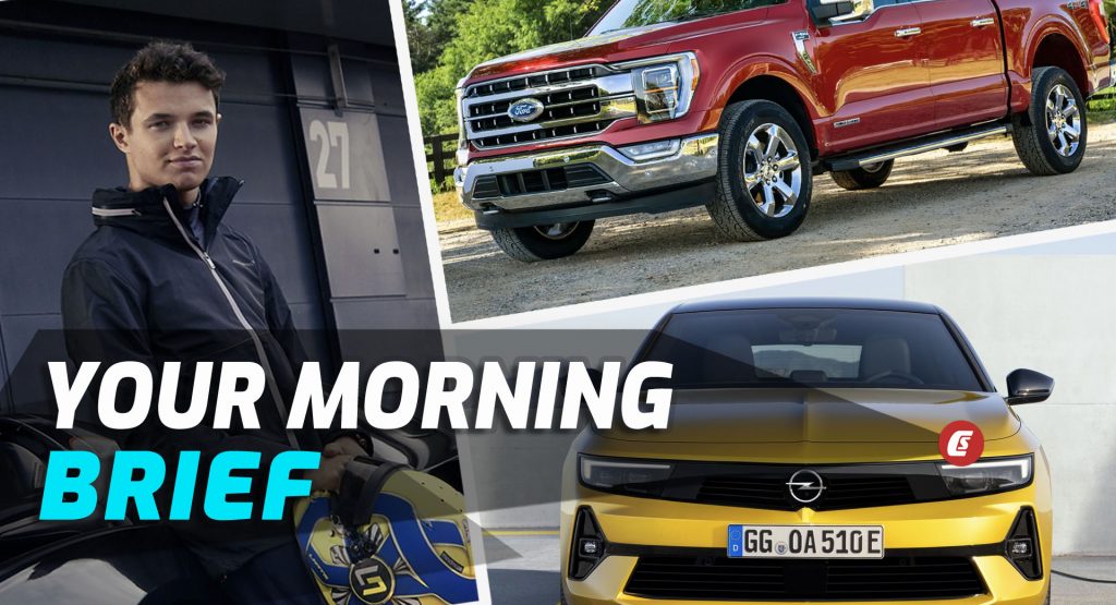  New Opel Astra, Ford Drops F-150 Diesel, Mazda’s Rotary Return Put On Hold, And F1 Driver Robbed: Your Morning Brief