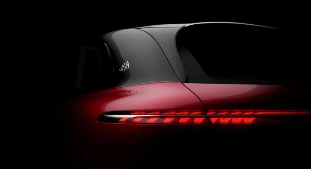  Mercedes Teases Maybach-Branded Electric EQS SUV