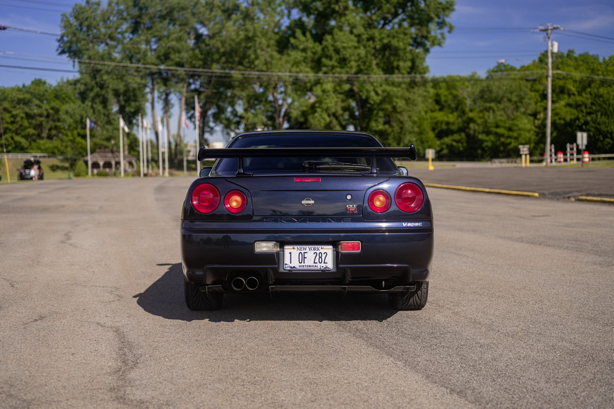 Another Rare 1999 Nissan Skyline Gt R V Spec In Midnight Purple Ii Is Up For Sale Carscoops