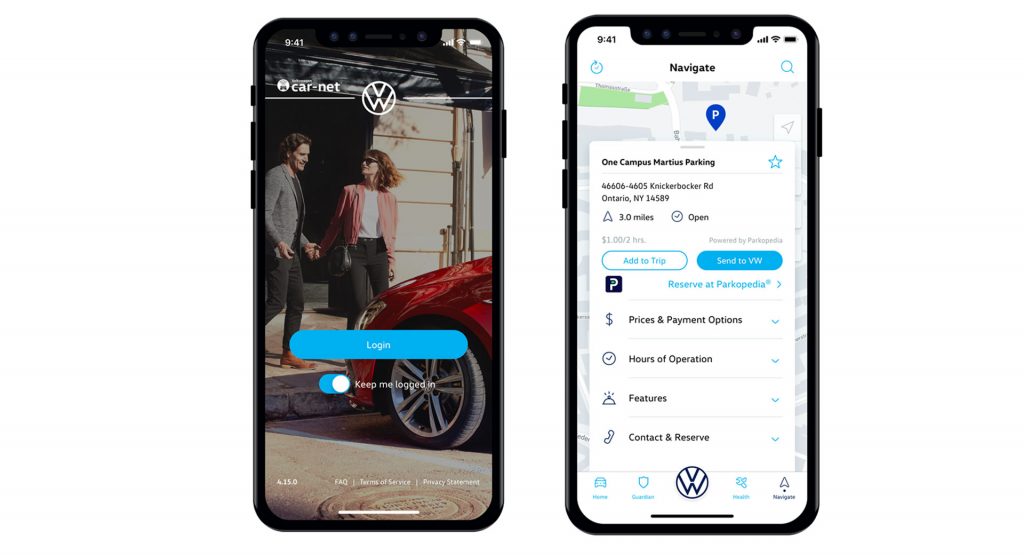  VW And Parkopedia Team Up To Allow Users To Reserve Spots And Pay For Parking