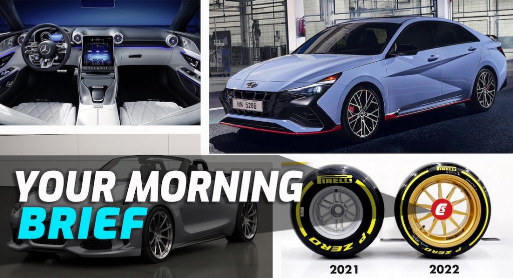  2022 Mercedes SL, 2022 Hyundai Elantra N, Ford Everest Spied, Infiniti QX Costs $47k: Your Morning Brief