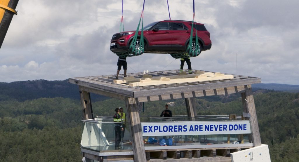  Ford Challenged Climbers To Reach Top Of World’s Tallest Free-Standing Climbing Tower To Win Explorer